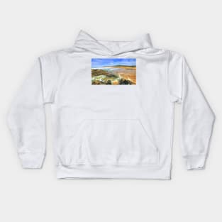 golden sand. praia do guincho Kids Hoodie